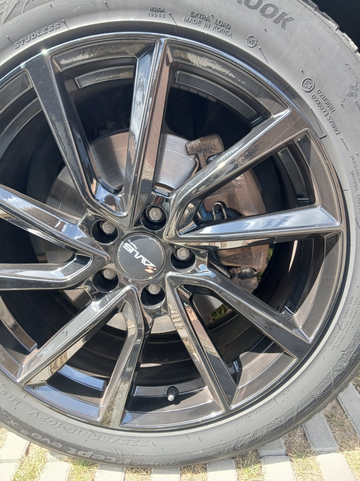 225/55/R18 102V Banden - 3 Goed, 1 Slecht - 18 inch, 18 inch, Gebruikt, Band(en), Personenwagen