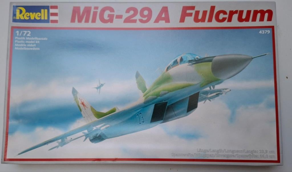 Revell MiG-29A Fulcrum 1:72, 1:72 tot 1:144, Revell, Nieuw, Ophalen of Verzenden