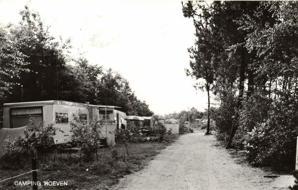 Camping Hoeven - caravan - 1970 gelopen, Ophalen of Verzenden, 1960 tot 1980, Gelopen, Noord-Brabant