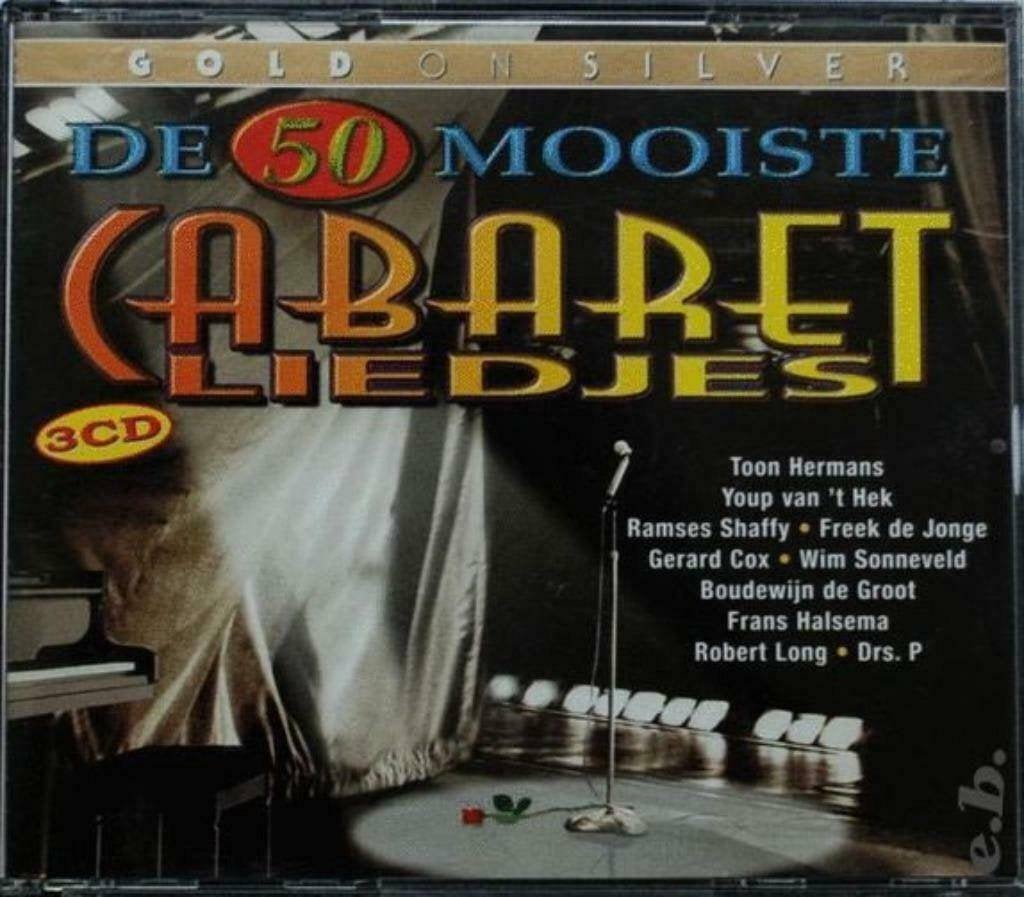 De 50 mooiste cabaretliedjes - 3 CD (SUBLIEME STAAT), Ophalen of Verzenden, Zo goed als nieuw, Nederlandstalig, Inclusief doosje