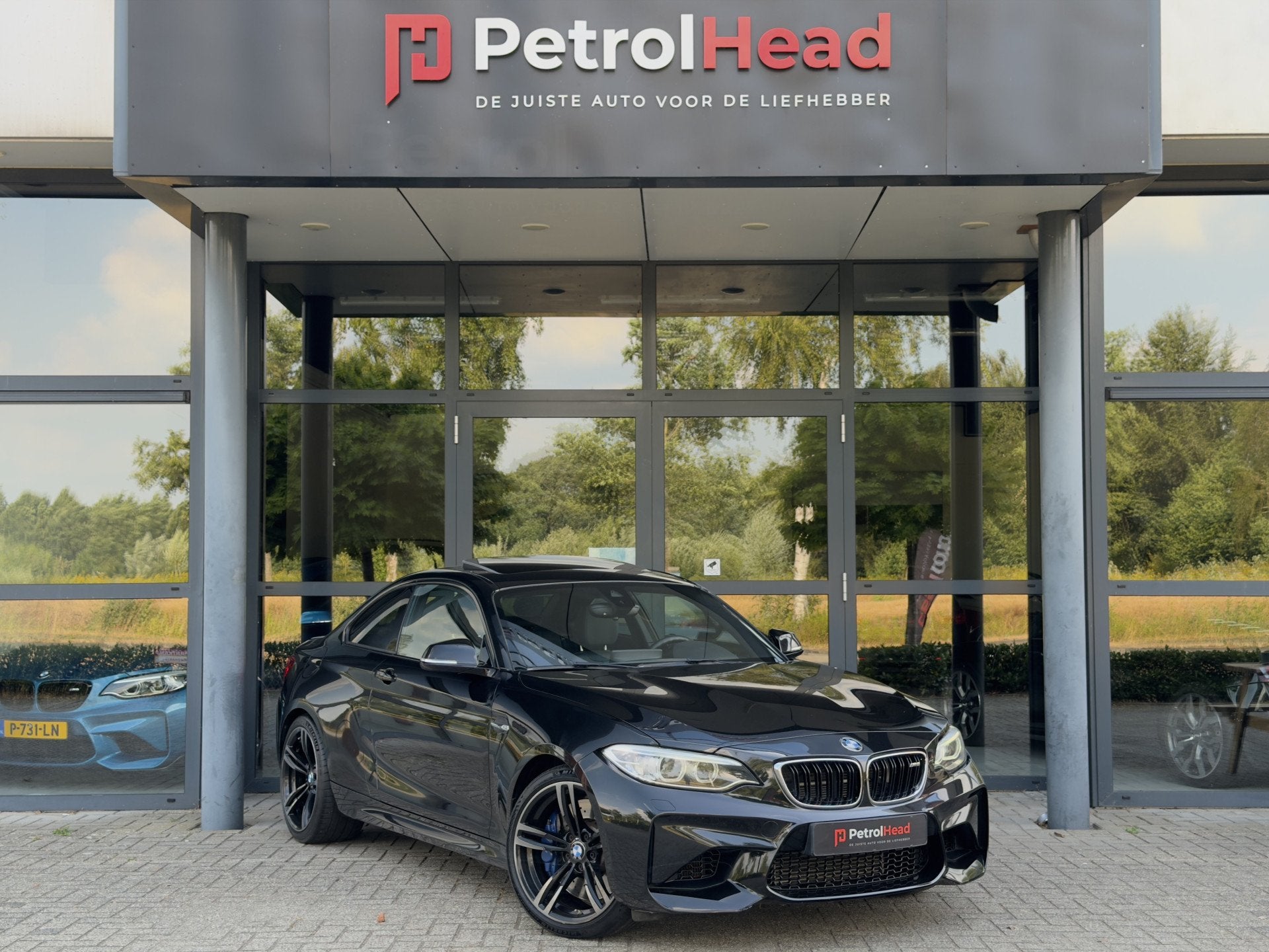 BMW 2 Serie Coupé M2 DCT, 1e eig, Schuifdak, Stuurverwarm,, Auto's, Achterwielaandrijving, Gebruikt, Zwart, Leder