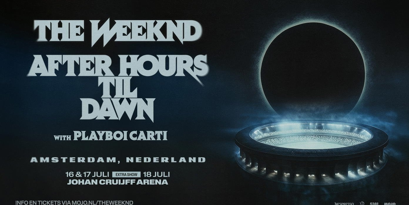 2 tickets The Weeknd 17 juli JohanCruijff ArenA Vak 417 €279, Twee personen, Juli