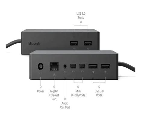 Microsoft Surface Dock (1), Ophalen of Verzenden, Microsoft, Docking station, Gebruikt
