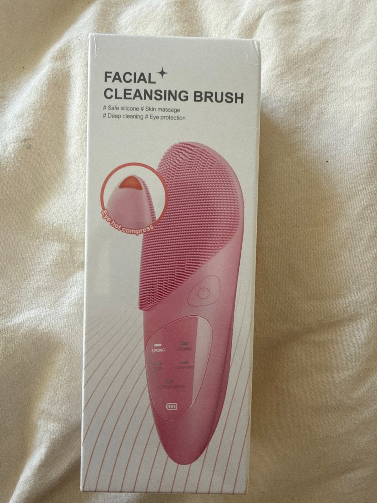 Facial Cleansing Brush - Roze Siliconen Gezichtsborstel, Ophalen of Verzenden, Nieuw, Overige typen
