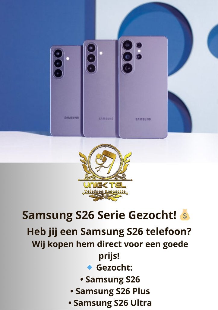 Samsung S26 Serie Gezocht!, Telecommunicatie, Mobiele telefoons | Samsung, Overige modellen, Overige kleuren, Touchscreen, Nieuw