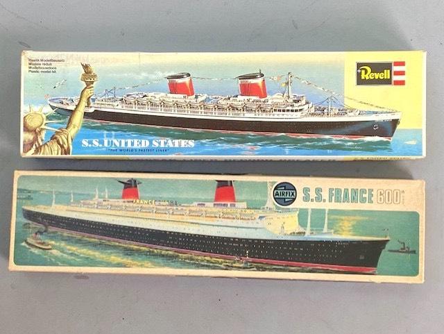 Bouwdoos Airfix ss France, Ophalen of Verzenden, Gebruikt, 1:200 of kleiner, Airfix