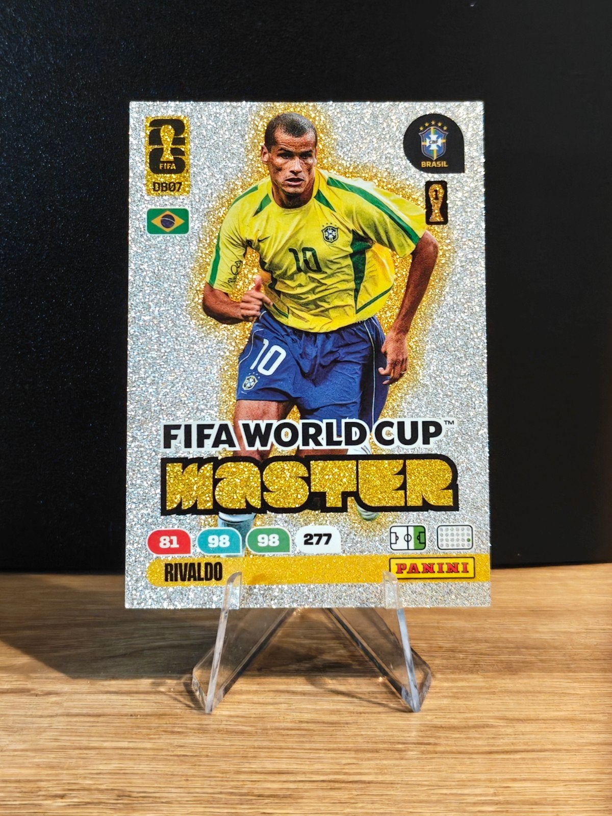 Rivaldo - Panini Adrenalyn XL, Ophalen of Verzenden, Nieuw, Losse kaart, Foil