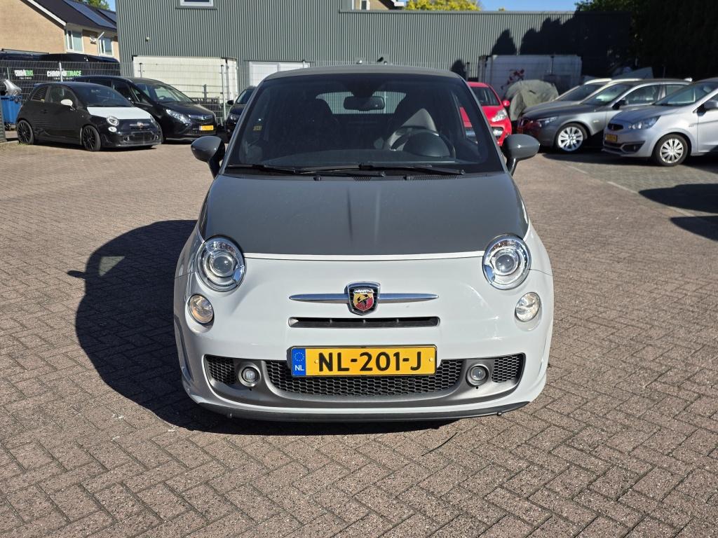 Fiat 500C 1.4 T-Jet Abarth Turismo 165pk, sabelt interieur., Automaat, Gebruikt, Euro 6, 4 cilinders