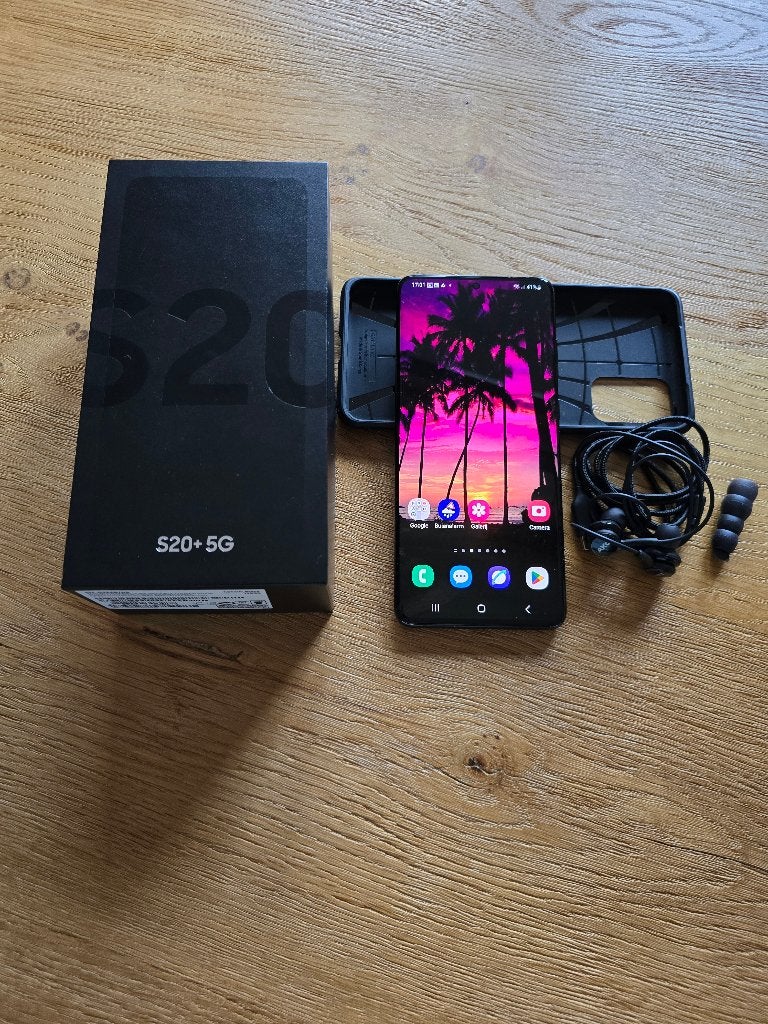 Samsung Galaxy S20+ 5G Cosmic Black 128GB., Ophalen, Galaxy S20, Zwart, Touchscreen