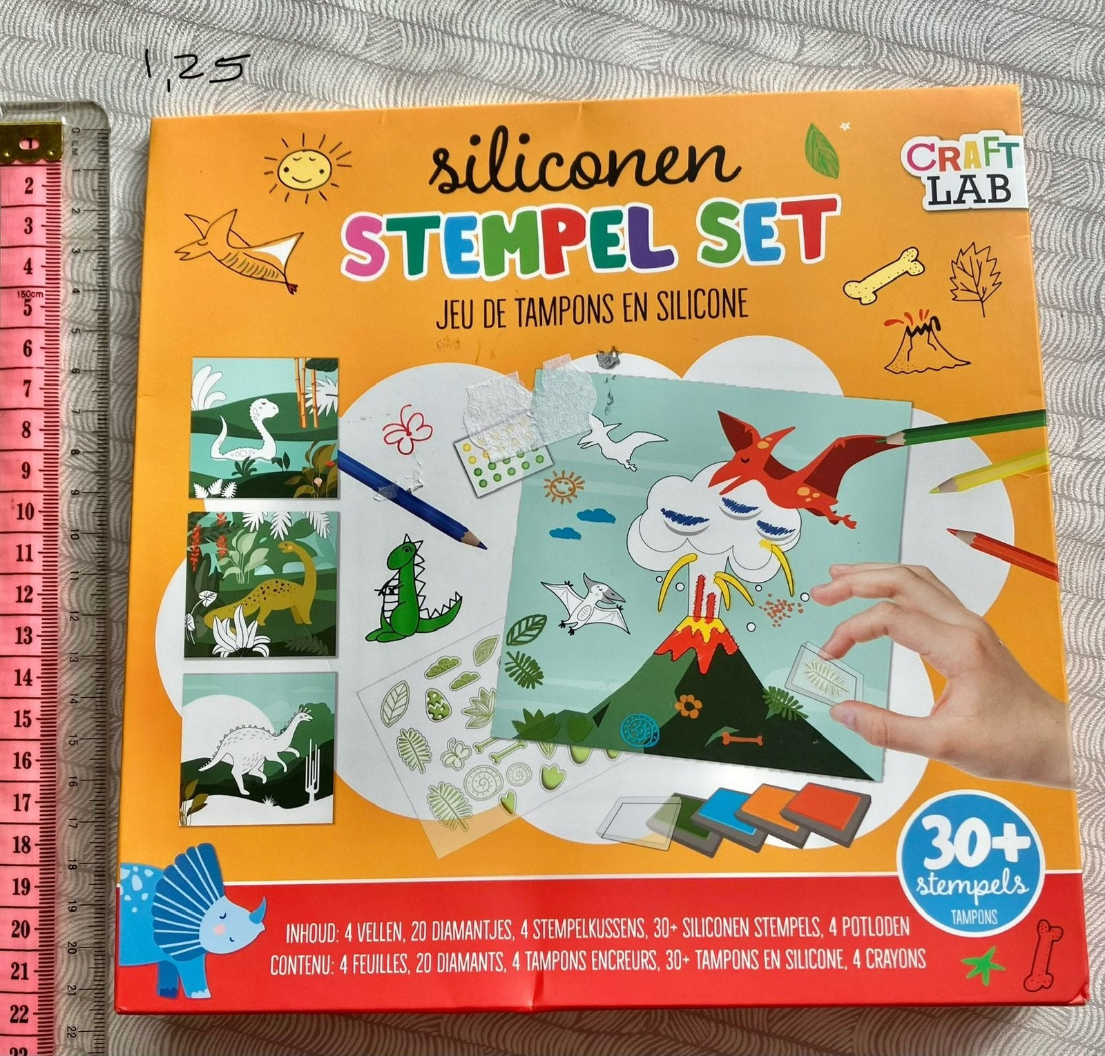 Stempel set nw, Hobby en Vrije tijd, Ophalen of Verzenden, Nieuw, Houten stempel