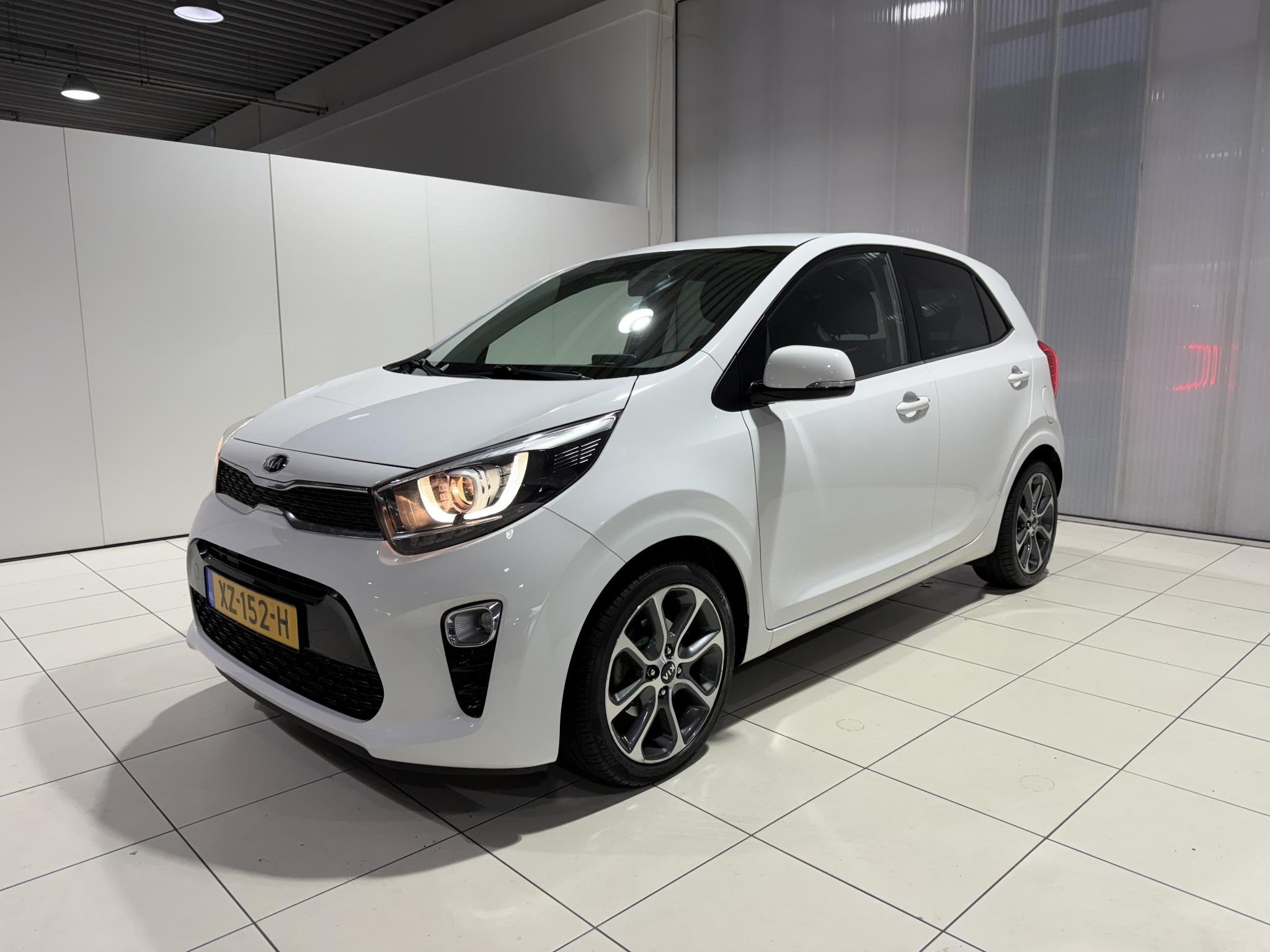 Kia Picanto 1.0 CVVT Design Edition Apple Carplay/Android Au, Auto's, Voorwielaandrijving, Stof, Gebruikt, 4 stoelen