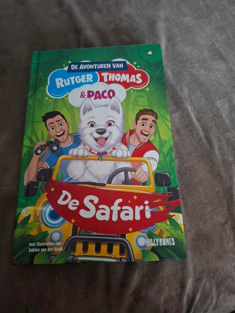 De Avonturen van Rutger, Thomas & Paco: De Safari, Ophalen of Verzenden, Zo goed als nieuw, Billy Bones, Fictie algemeen