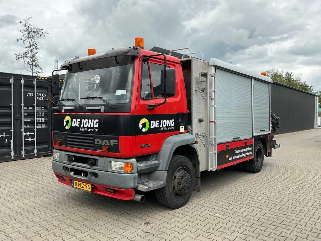 DAF AE 55 CE Vrachtwagen met HIAB kraan, Euro 2, Overige brandstoffen, Origineel Nederlands, Bedrijf