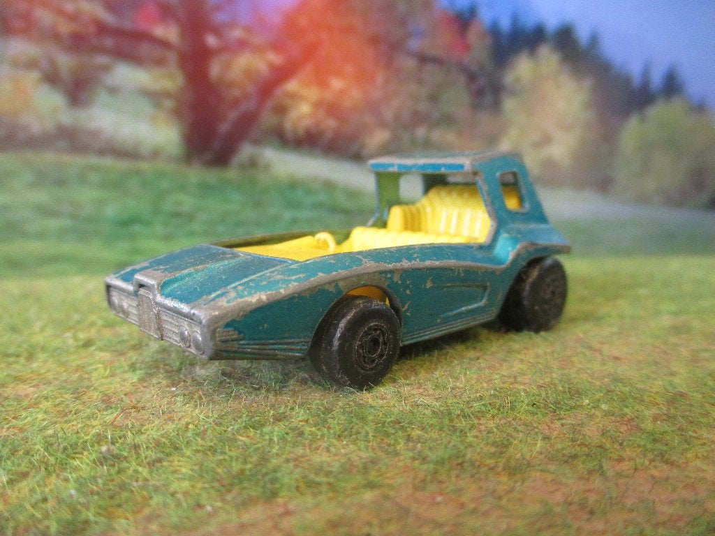 Soopa Copa - Lesney Matchbox Nr.37 1972 Metallic Blue, Ophalen of Verzenden, Gebruikt, Auto