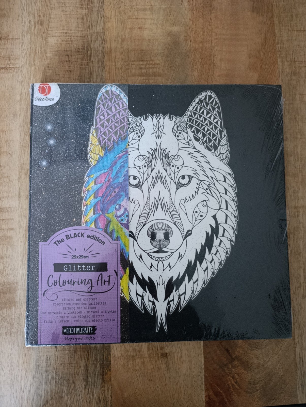 Wolf Colouring Art, Hobby en Vrije tijd, Dieren, Nieuw, Meerkleurig, Ophalen of Verzenden
