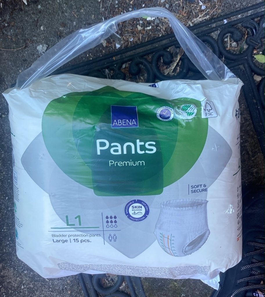 1 pak abena pants premium maat l, Ophalen of Verzenden, Nieuw
