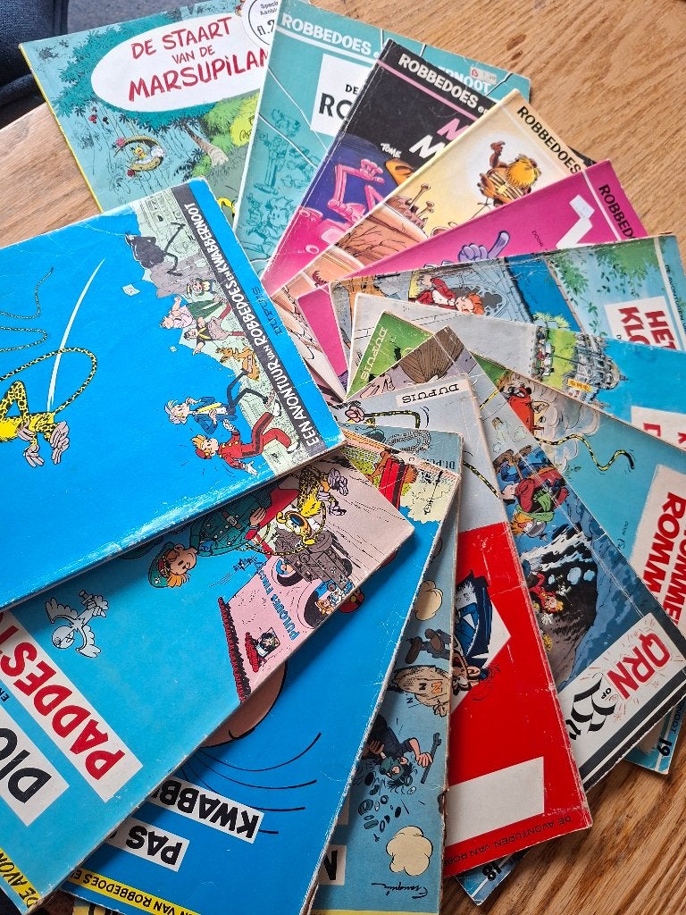 Robbedoes partij stapel 14x Franquin ook los te koop of ruil, Meerdere stripboeken, Ophalen of Verzenden, Gelezen, Franquin
