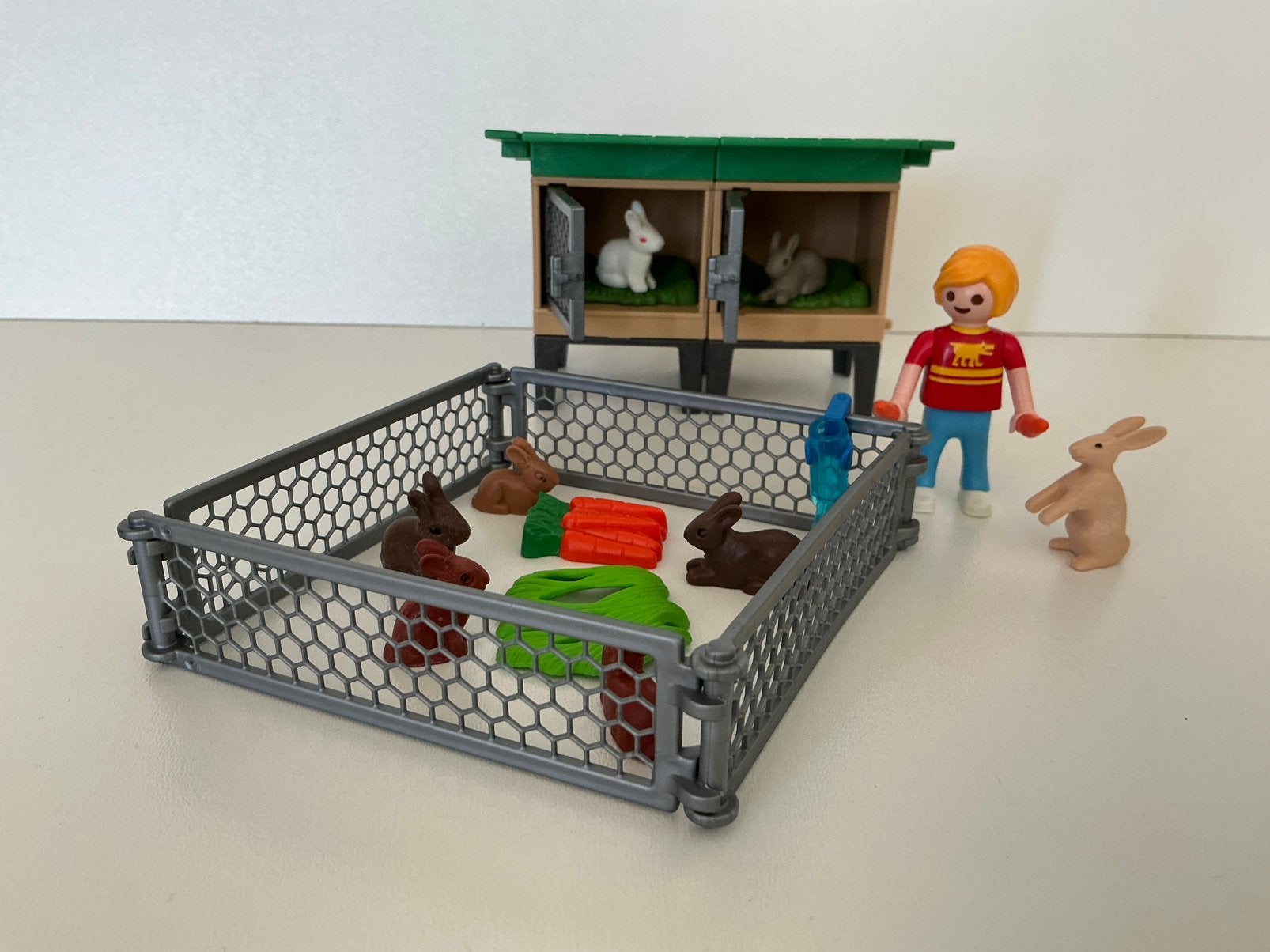 Playmobil 6140 kind met konijnenhok, Gebruikt, Complete set, Overige typen, Ophalen of Verzenden