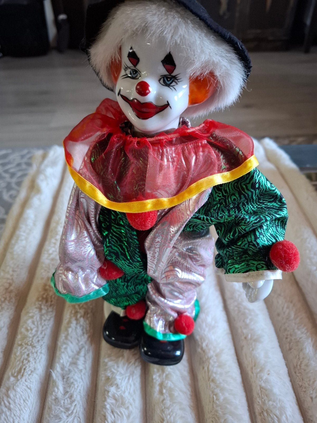Verzameling Porseleinen Clowns - Jaren '50 Stijl, Verzamelen, Poppen, Ophalen, Zo goed als nieuw, Pop