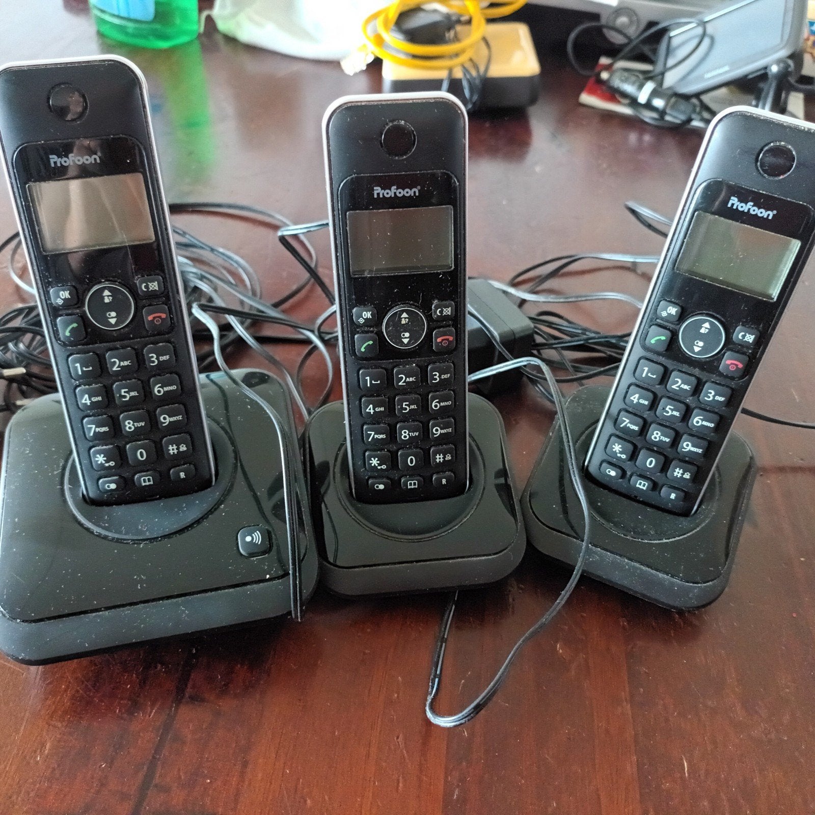 Profoon Dect pdx 7930 trio met basis, Telecommunicatie, Ophalen of Verzenden, Gebruikt, 3 handsets
