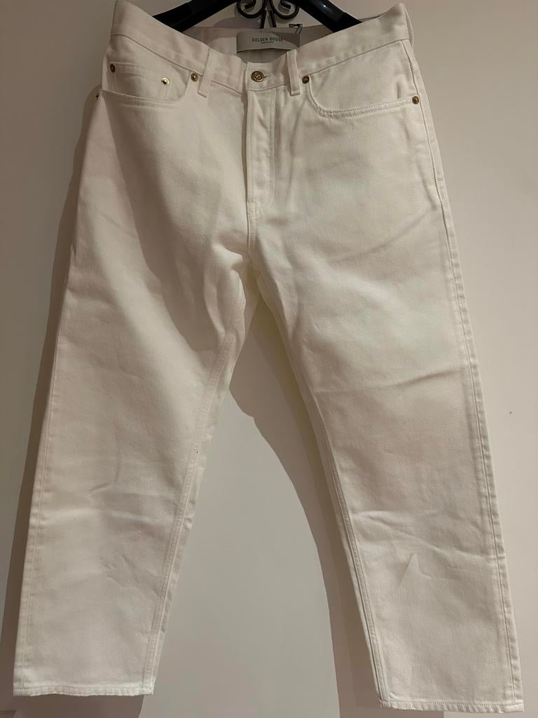 Golden Goose witte jeans Cory Loose Skate maat 30 t/m 32, Ophalen of Verzenden, Nieuw, Overige maten, Wit
