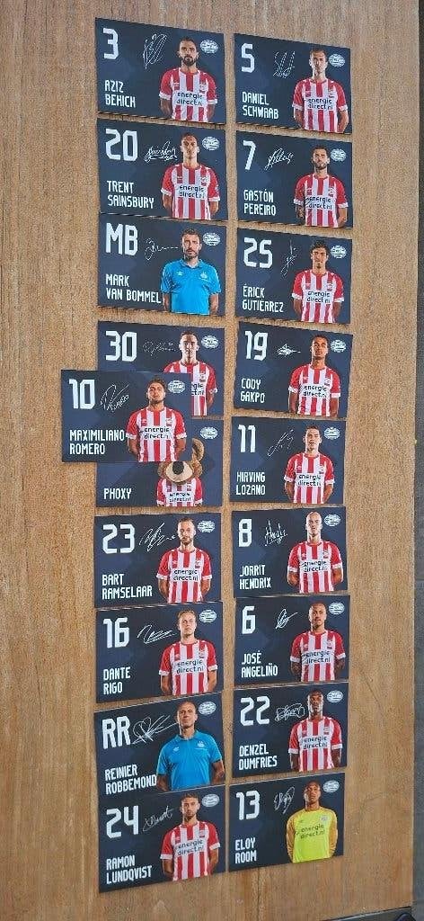 Spelerskaart; Set spelerskaarten PSV Eindhoven #, Ophalen of Verzenden, Nieuw, PSV, Spelerskaart