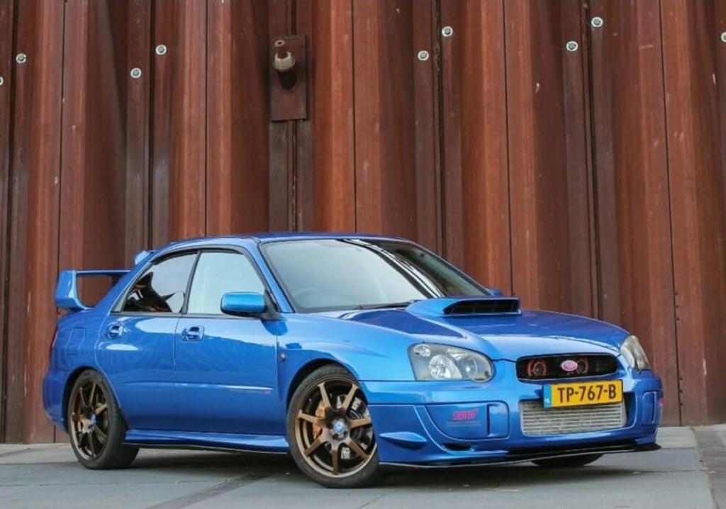 Subaru Impreza WRX STI EJ207 2003 RHD, Auto's, Subaru, 1994 cc, Stof, 4 cilinders, Blauw