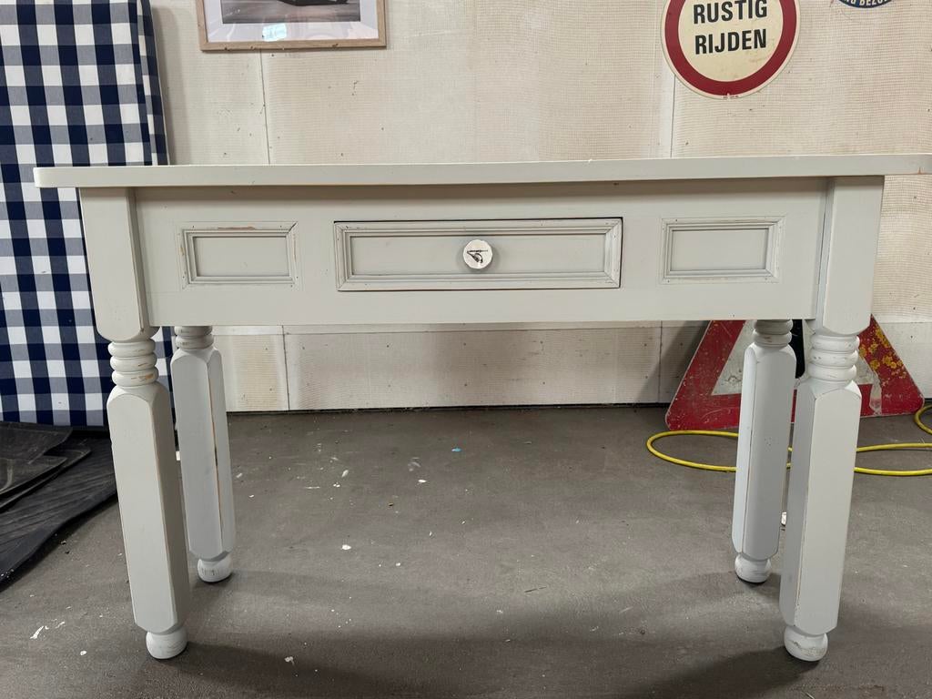 Massief houten dressoirtje - Landelijke stijl, Huis en Inrichting, Kasten | Dressoirs, Gebruikt, Met lade(s), 25 tot 50 cm, Overige houtsoorten