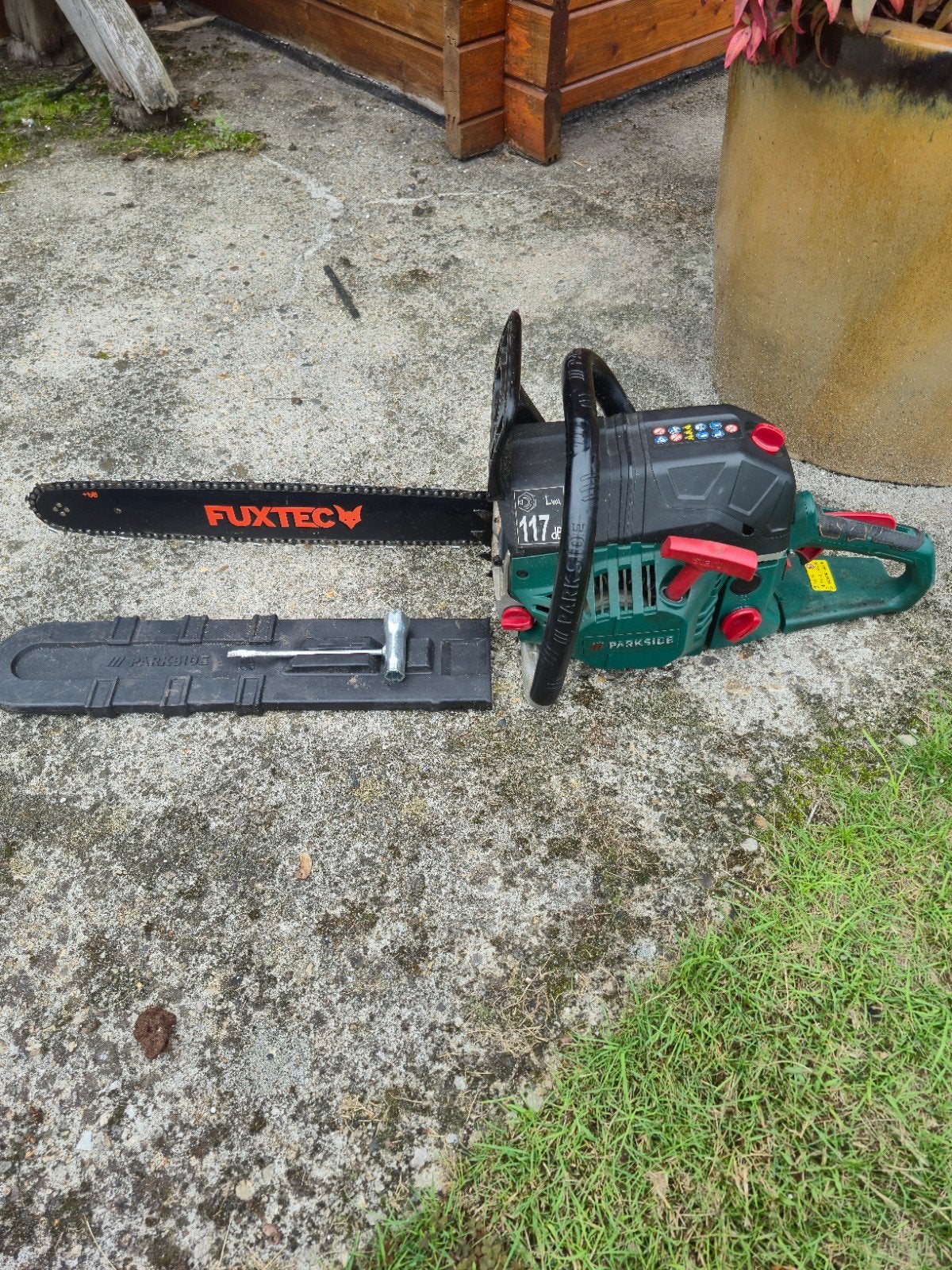 Parkside PBKS 53 A2 Benzine Kettingzaag, Tuin en Terras, Ophalen of Verzenden, Gebruikt, Boomzaag, Parkside