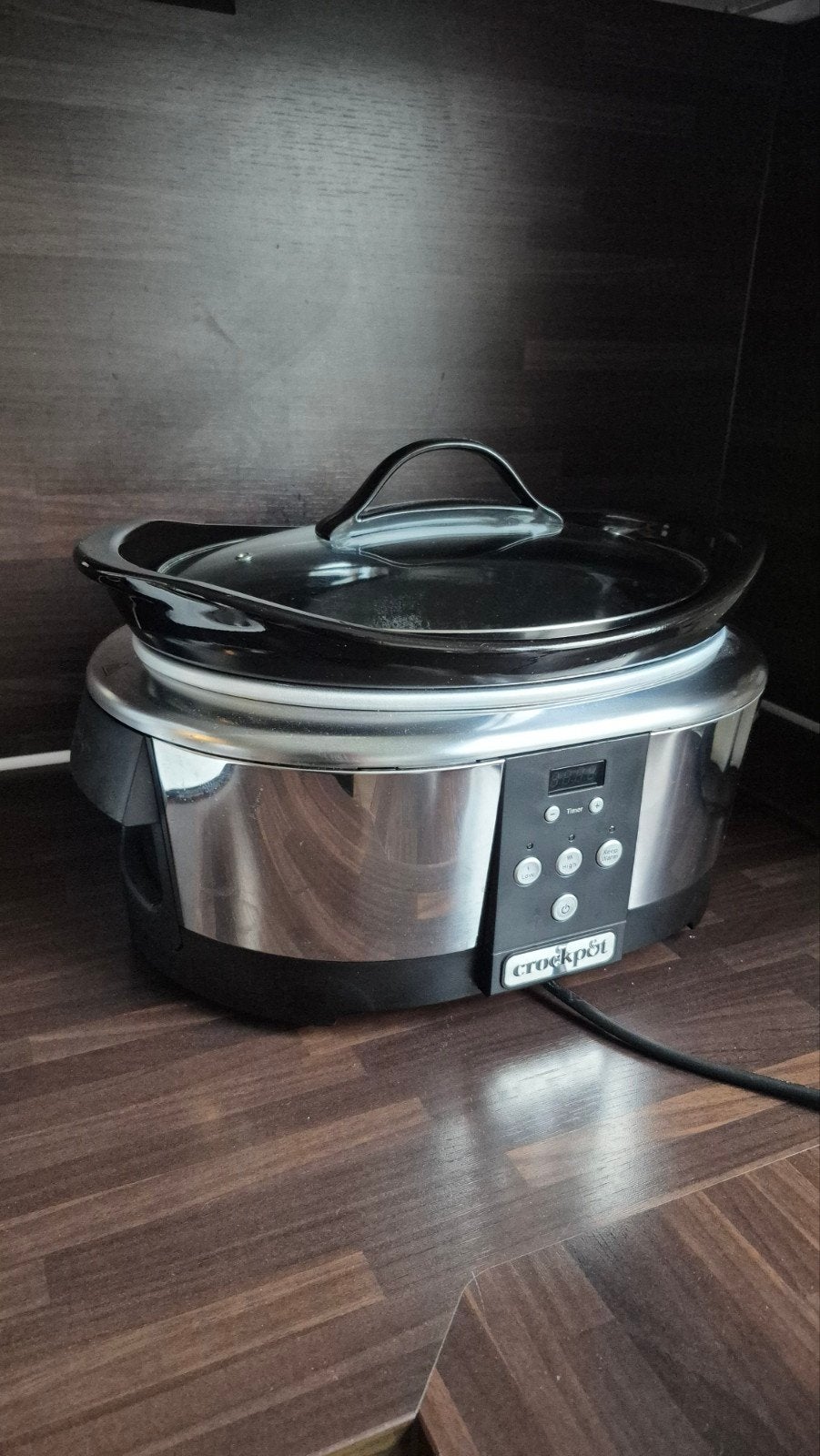 CrockPot Slow Cooker Next Gen 5,7L, Ophalen, Timer, Zo goed als nieuw
