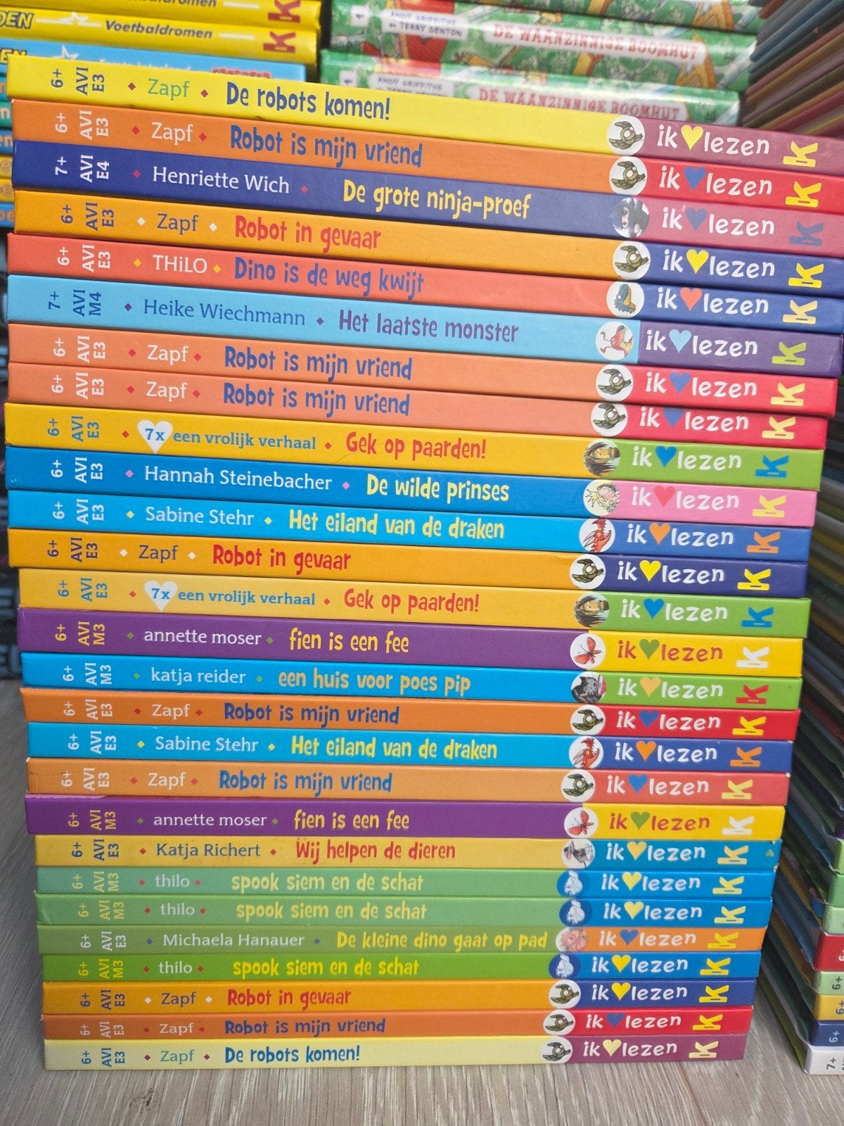 AVI boeken Kluitman - Leren lezen met + Ik hou van lezen, Ophalen of Verzenden, Zo goed als nieuw, Fictie algemeen