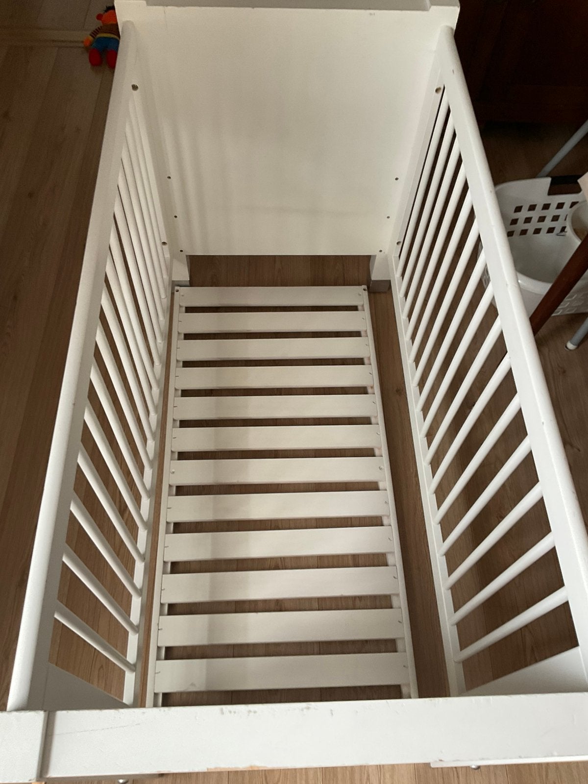 Te koop: kinderledikantje, Lattenbodem, Gebruikt, 70 tot 85 cm, Ophalen of Verzenden