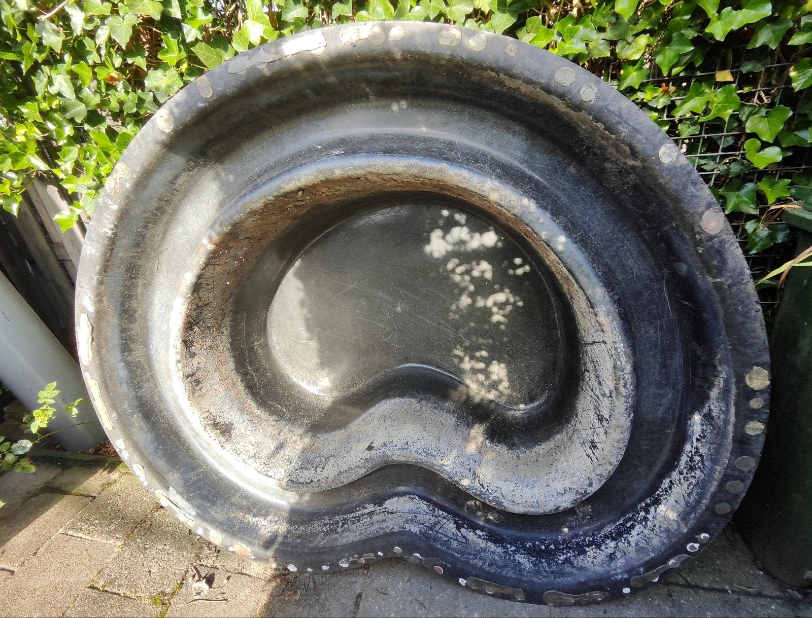 Voorgevormde polyester vijver vijverbak, Ophalen, Gebruikt