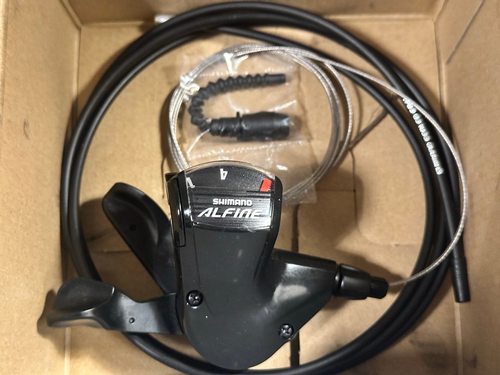Shimano Alfine SL-S7000-8 Shifter met kabels z.g.a.n., Ophalen of Verzenden, Zo goed als nieuw, Overige typen