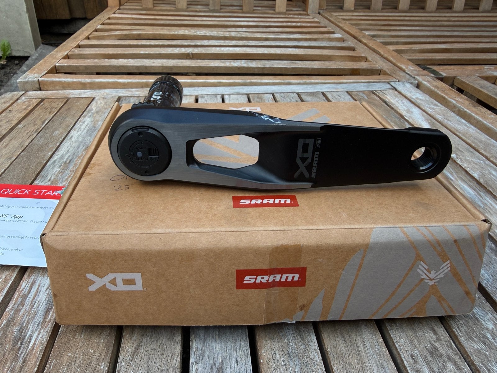 SRAM XO 170mm QUARQ Powermeter crank, Crankstel of Pedalen, Nieuw, Ophalen of Verzenden, Aluminium