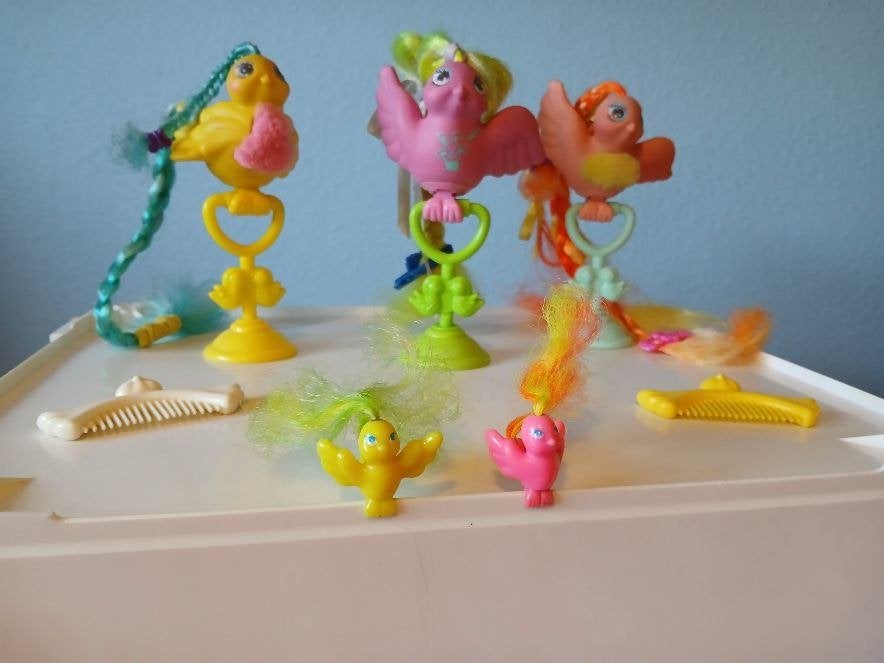 Vintage Hasbro Fairy Tail vogels, Ophalen of Verzenden, Zo goed als nieuw
