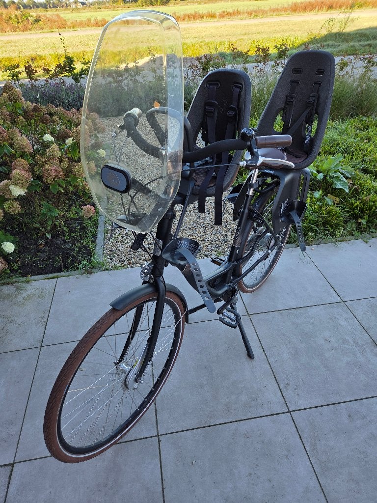 Mama fiets plus kinderzitjes, Ophalen, 2 zitjes, Gebruikt, Overige merken