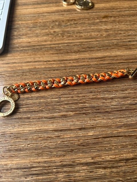 Armband TOV Essientials, Ophalen of Verzenden, Zo goed als nieuw, Oranje, Kunststof of Plastic