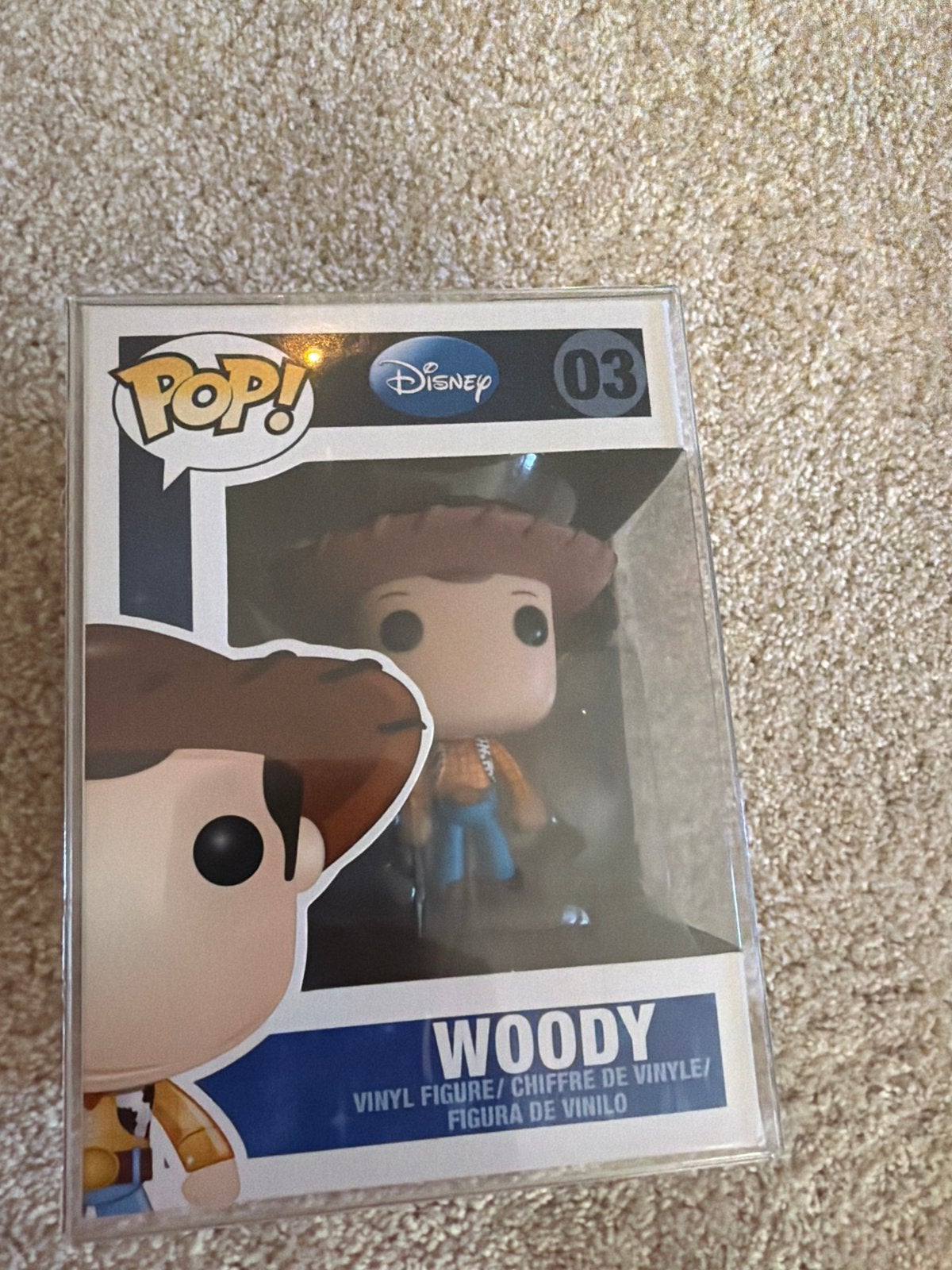 Funko Pop! Disney Woody #03 Toy Story Vinyl Figuur, Ophalen of Verzenden, Zo goed als nieuw