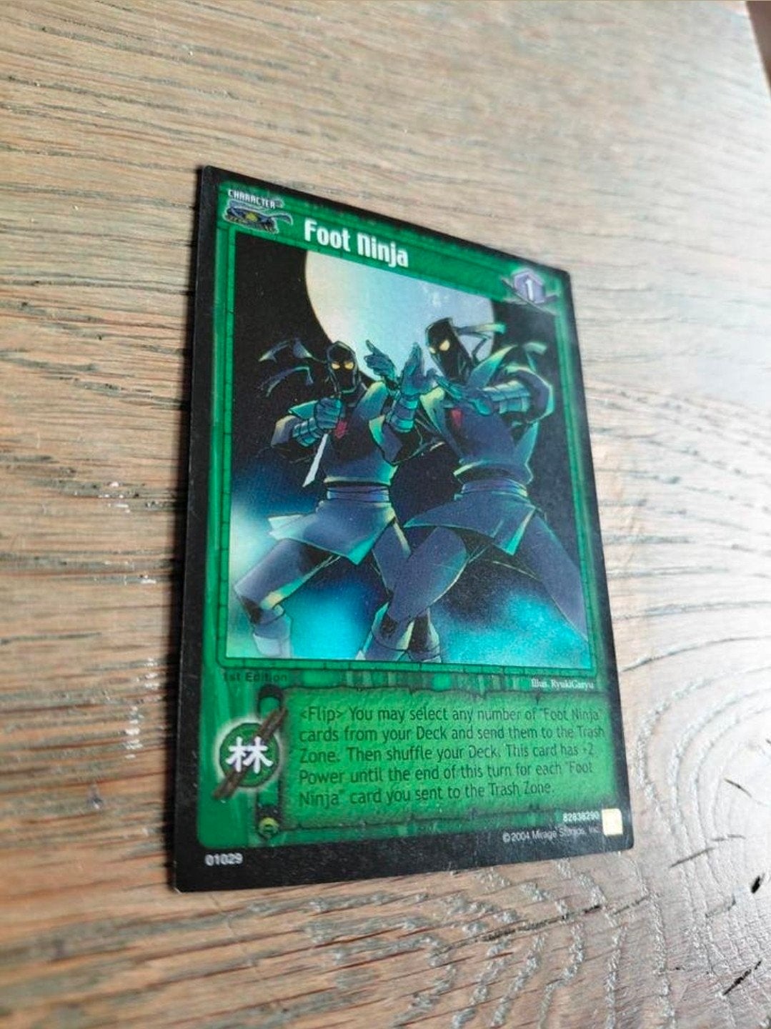 Teenage Mutant Ninja Turtles tradingcard Foot Ninja 2004., Ophalen of Verzenden, Zo goed als nieuw
