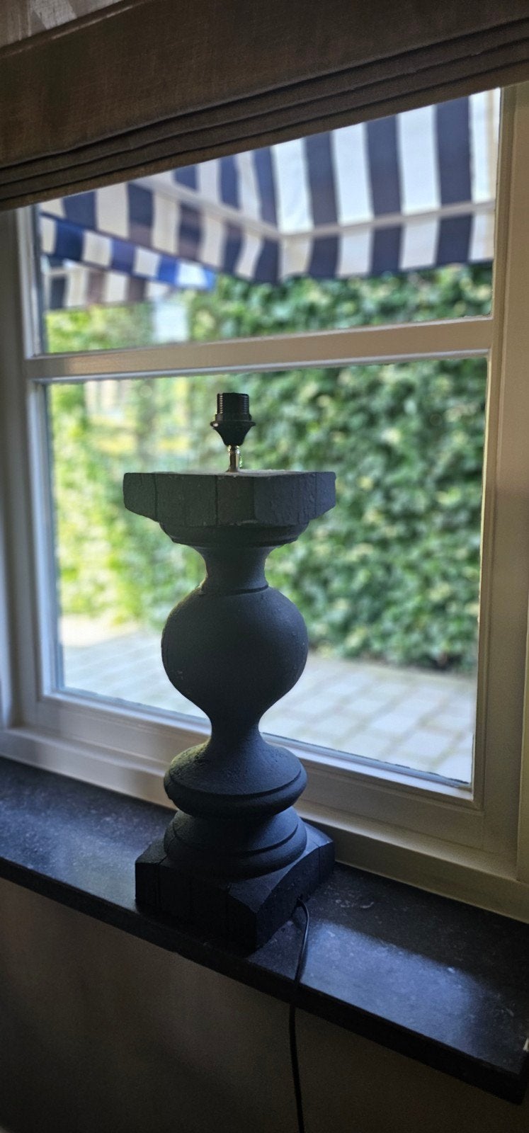 Balusterlamp - grote staande voet, Ophalen