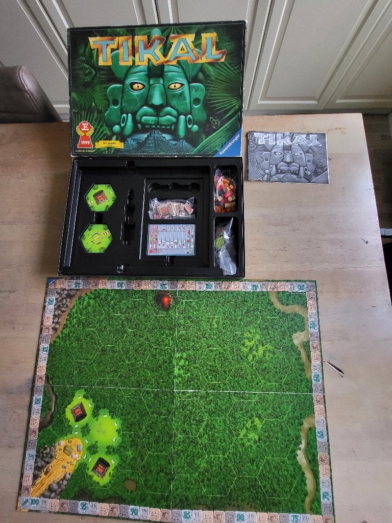 spel Tikal ( ik heb java ook te koop!), Hobby en Vrije tijd, Gezelschapsspellen | Bordspellen, Een of twee spelers, Ophalen of Verzenden