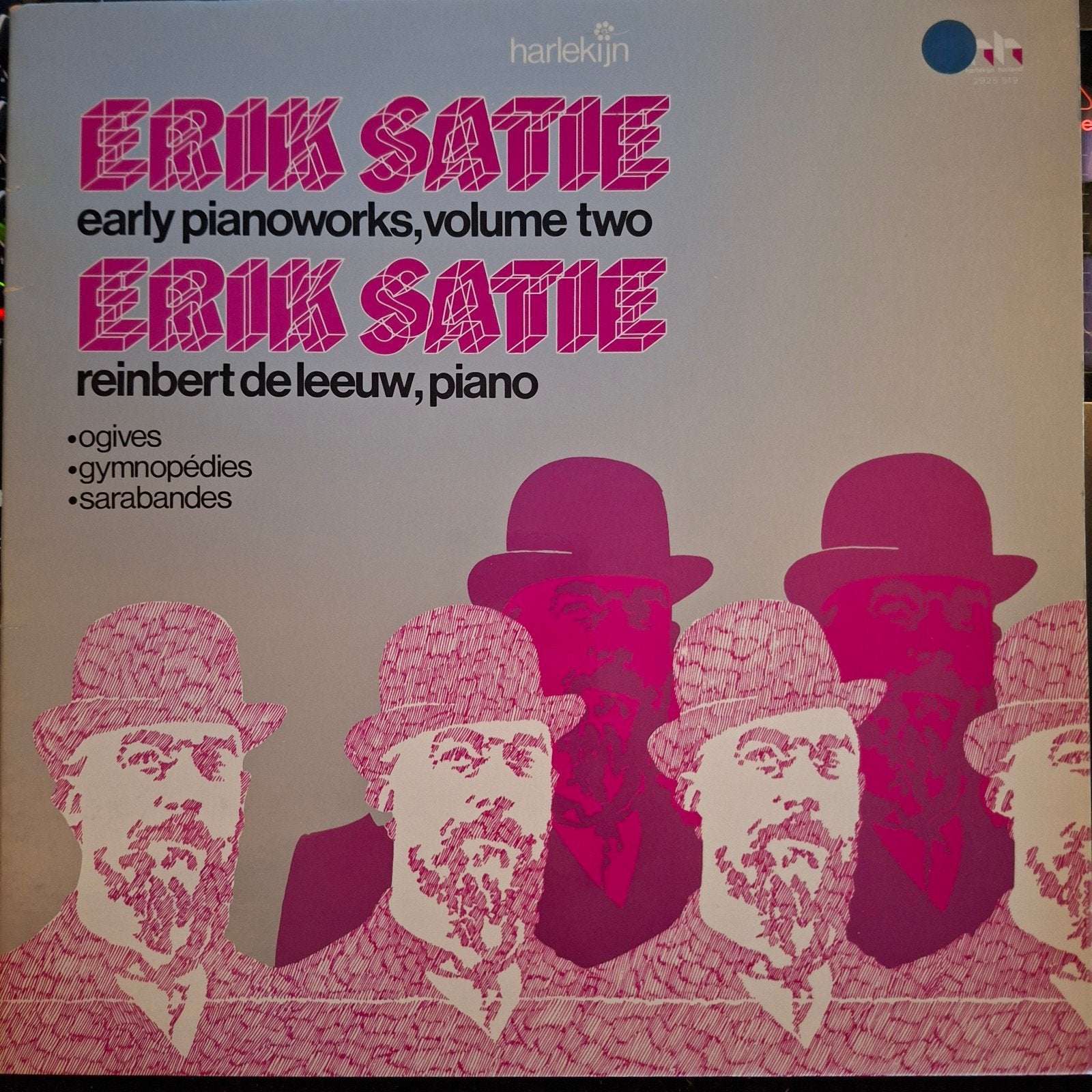 Erik Satie - Early Pianoworks Vol. 2 (Reinbert de Leeuw, LP), LP, Ophalen of Verzenden, Zo goed als nieuw, 12 inch