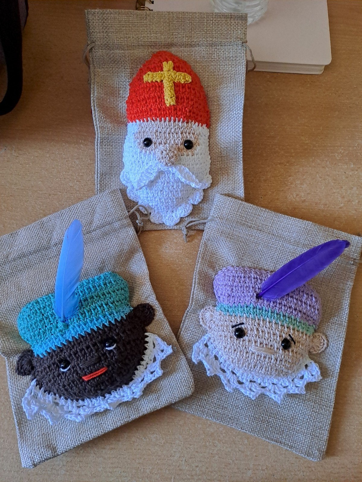 Gehaakte pietenzak / sinterklaas zakje, Ophalen of Verzenden, Nieuw