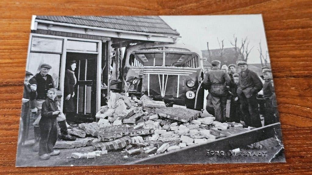Foto BUS NACO Alkmaar Ongeval, Verzenden, Gebruikt, Bus of Metro, Overige typen
