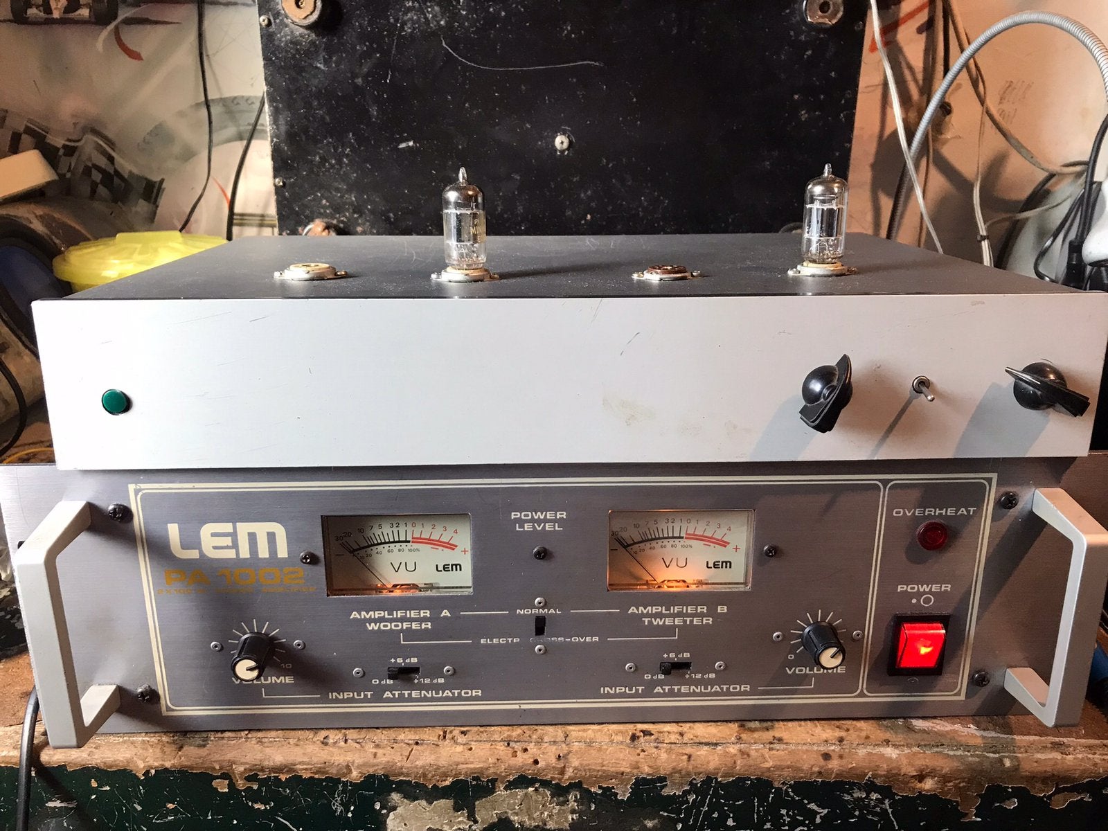 LEM power amplifier, Gebruikt, 60 tot 120 watt, Stereo, Ophalen