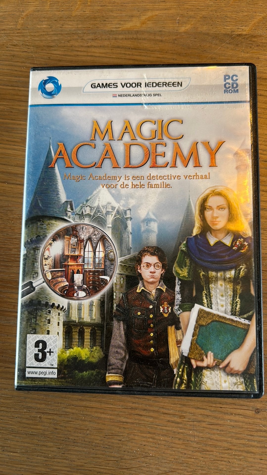 Doos Magic Academy en cd Big City Adventure, Spelcomputers en Games, Avontuur en Actie, Gebruikt, 1 speler, Eén computer