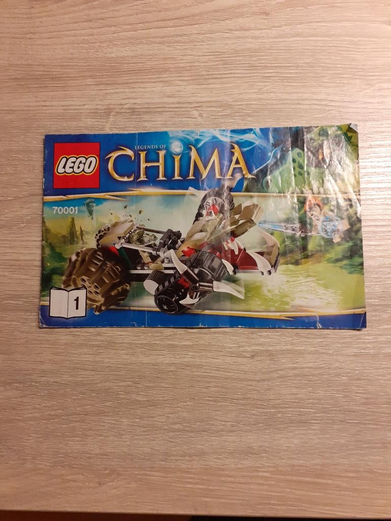 Lego bouwbeschrijving 70001, Ophalen of Verzenden, Gebruikt