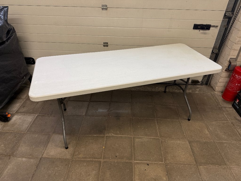 3x Sediamo buffettafel, dinertafel, horeca klaptafel, Ophalen, Kunststof, 50 tot 100 cm, Zo goed als nieuw