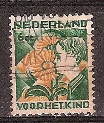 Nederland, Kinderzegel (6c), 1932., Ophalen of Verzenden, T/m 1940, Gestempeld
